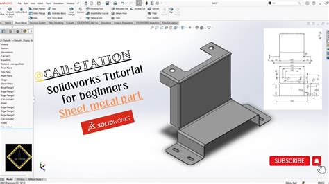 solidworks sheet metal part example|sheet metal 3d sketch solidworks.